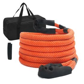 1" x 20' Kinetic Recovery Tow Rope 38,000 lbs, Heavy-Duty Off Road Snatch Strap